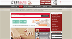 Desktop Screenshot of kine-annuaire.fr